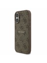 Guess Guess PU Leather 4G Colored Ring MagSafe Zadní Kryt pro iPhone 17 Brown