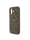 Guess Guess PU Leather 4G Colored Ring MagSafe Zadní Kryt pro iPhone 17 Brown