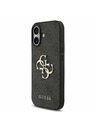 Guess Guess PU 4G Metal Logo Strap Zadní Kryt pro iPhone 17 Black
