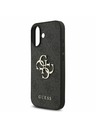 Guess Guess PU 4G Metal Logo Strap Zadní Kryt pro iPhone 17 Black