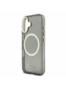 Guess Guess IML Glitter Script Strap MagSafe Zadní Kryt pro iPhone 17 Black