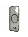 Guess Guess IML Glitter Script Strap MagSafe Zadní Kryt pro iPhone 17 Black