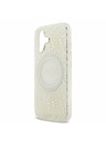 Guess Guess IML Flowers Allover Strap MagSafe Zadní Kryt pro iPhone 17 White