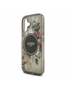 Guess Guess IML Flowers Strap MagSafe Zadní Kryt pro iPhone 17 Black