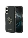 Guess Guess PU Resin Logo Zadní Kryt pro iPhone 17 Black