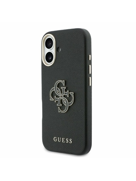 Guess Guess PU Resin Logo Zadní Kryt pro iPhone 17 Black