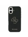 Guess Guess PU Resin Logo Zadní Kryt pro iPhone 17 Black