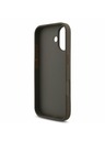 Guess Guess PU 4G Metal Logo Strap Zadní Kryt pro iPhone 17 Brown