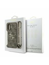 Guess Guess PU 4G Metal Logo Strap Zadní Kryt pro iPhone 17 Brown