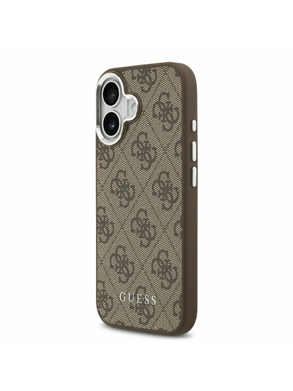 Guess Guess 4G MagSafe Zadní Kryt pro iPhone 17 Brown