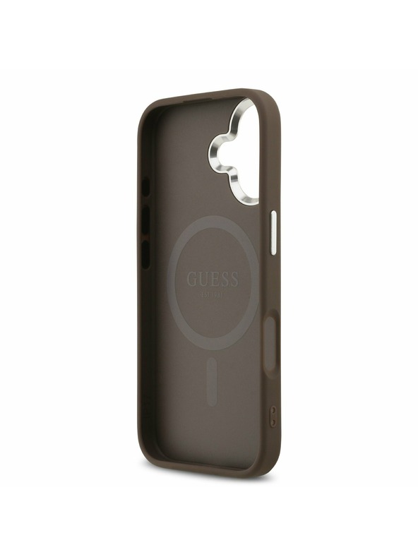 Guess Guess 4G MagSafe Zadní Kryt pro iPhone 17 Brown