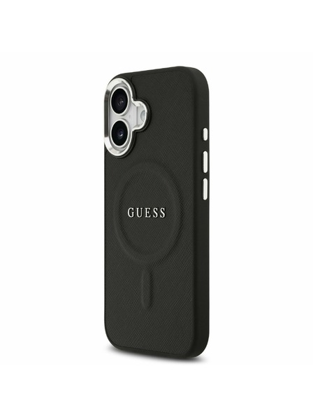 Guess Guess PU Saffiano MagSafe Zadní Kryt pro iPhone 17 Black