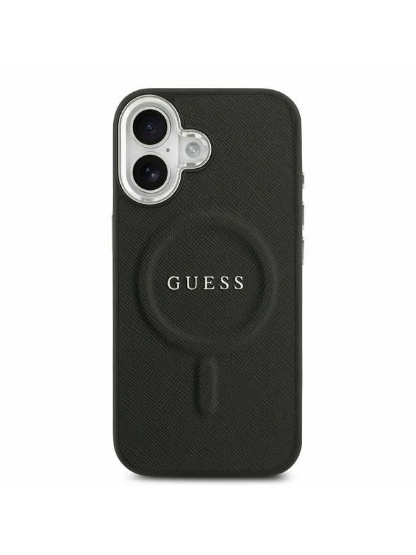 Guess Guess PU Saffiano MagSafe Zadní Kryt pro iPhone 17 Black