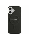Guess Guess PU Saffiano MagSafe Zadní Kryt pro iPhone 17 Black