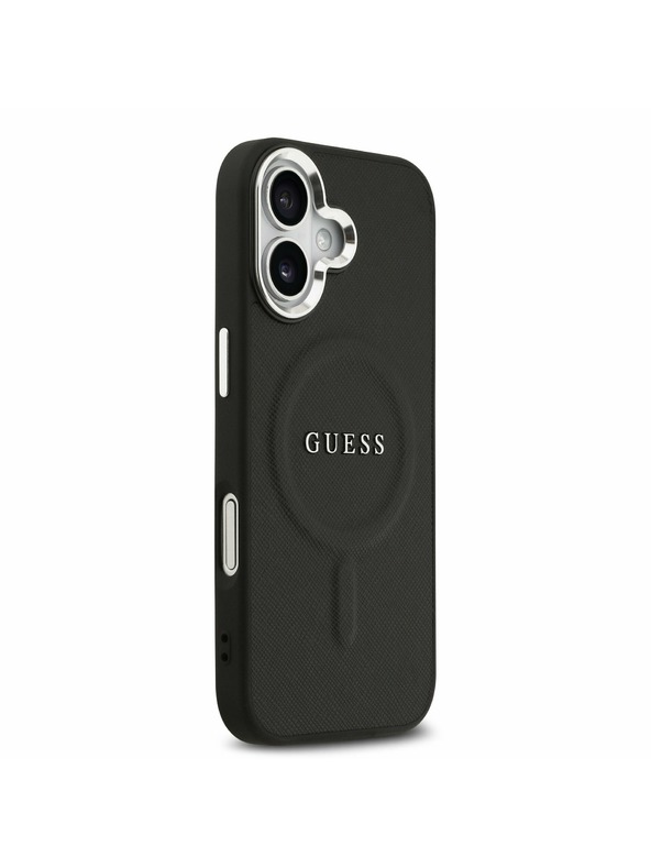 Guess Guess PU Saffiano MagSafe Zadní Kryt pro iPhone 17 Black