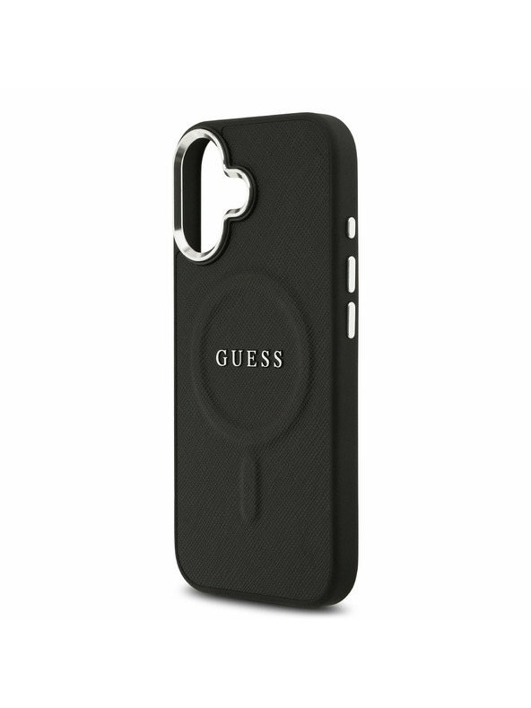 Guess Guess PU Saffiano MagSafe Zadní Kryt pro iPhone 17 Black