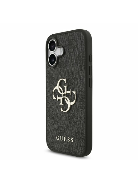 Guess Guess PU 4G Metal Logo Zadní Kryt pro iPhone 17 Grey