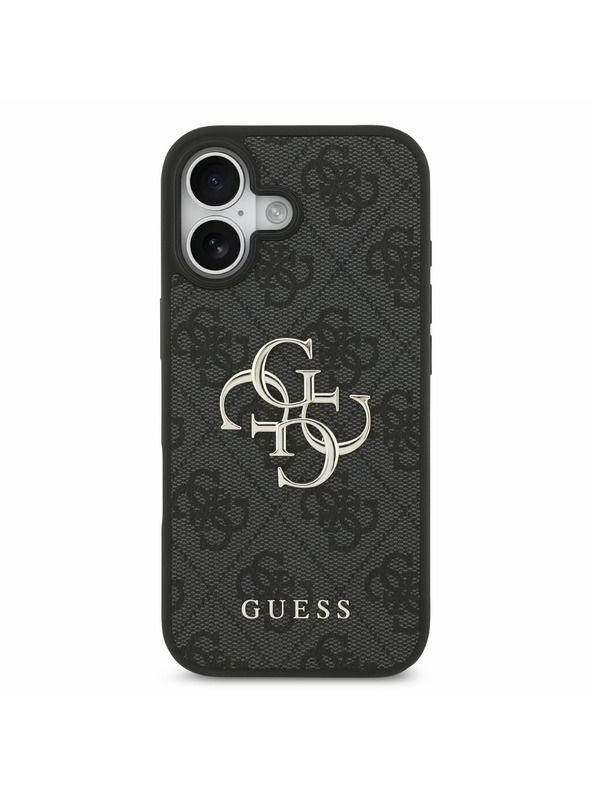 Guess Guess PU 4G Metal Logo Zadní Kryt pro iPhone 17 Grey