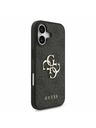 Guess Guess PU 4G Metal Logo Zadní Kryt pro iPhone 17 Grey