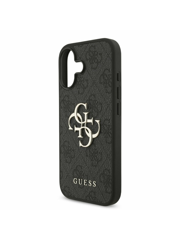 Guess Guess PU 4G Metal Logo Zadní Kryt pro iPhone 17 Grey