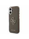 Guess Guess PU Resin Logo Zadní Kryt pro iPhone 17 Brown