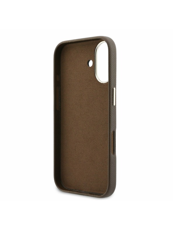 Guess Guess PU Resin Logo Zadní Kryt pro iPhone 17 Brown