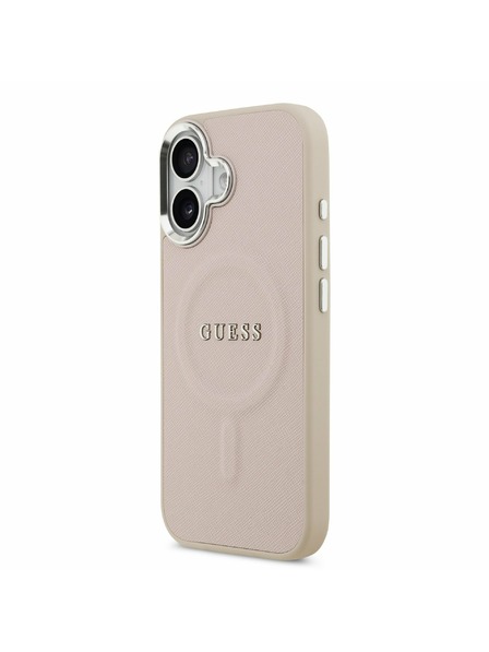 Guess Guess PU Saffiano MagSafe Zadní Kryt pro iPhone 17 Pink