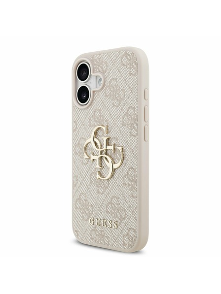 Guess Guess PU 4G Metal Logo Zadní Kryt pro iPhone 17 Pink