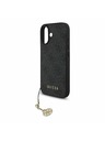 Guess Guess 4G Charm MagSafe Zadní Kryt pro iPhone 17 Tone on Tone Grey