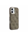 Guess Guess PU Leather 4G Gold Frame MagSafe Zadní Kryt pro iPhone 17 Brown