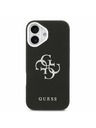 Guess Guess PU Grained 4G Metal Logo Zadní Kryt pro iPhone 17 Black