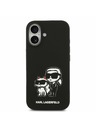 Karl Lagerfeld Karl Lagerfeld Liquid Silicone K&CH Sketch MagSafe Zadní Kryt pro iPhone 17 Black