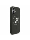 Karl Lagerfeld Karl Lagerfeld Liquid Silicone Karl and Choupette MagSafe Zadní Kryt pro iPhone 17 Black