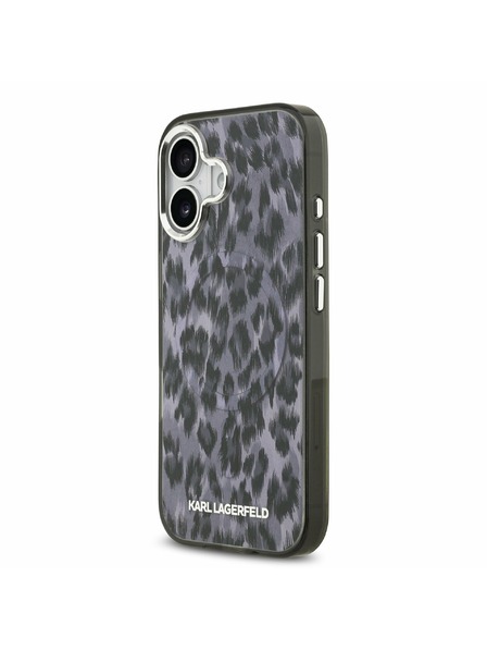 Karl Lagerfeld Karl Lagerfeld IML Leopard MagSafe Zadní Kryt pro iPhone 17 Grey