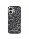 Karl Lagerfeld Karl Lagerfeld IML Leopard MagSafe Zadní Kryt pro iPhone 17 Grey