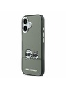 Karl Lagerfeld Karl Lagerfeld IML K&CH Heads Logo MagSafe Zadní Kryt pro iPhone 17 Black