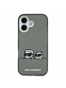 Karl Lagerfeld Karl Lagerfeld IML K&CH Heads Logo MagSafe Zadní Kryt pro iPhone 17 Black