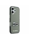 Karl Lagerfeld Karl Lagerfeld IML K&CH Heads Logo MagSafe Zadní Kryt pro iPhone 17 Black
