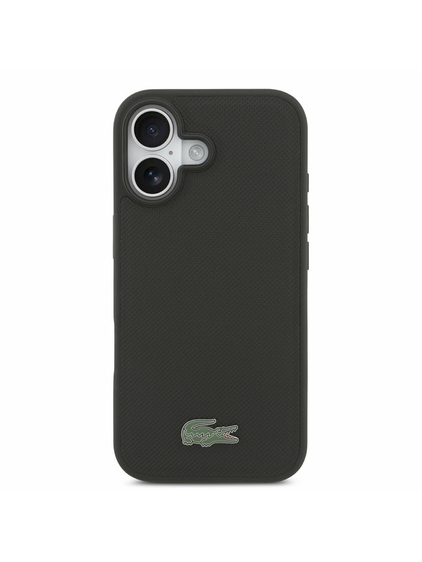 Lacoste Lacoste Iconic Petit Pique MagSafe Zadní Kryt + Peněženka pro iPhone 17 Black