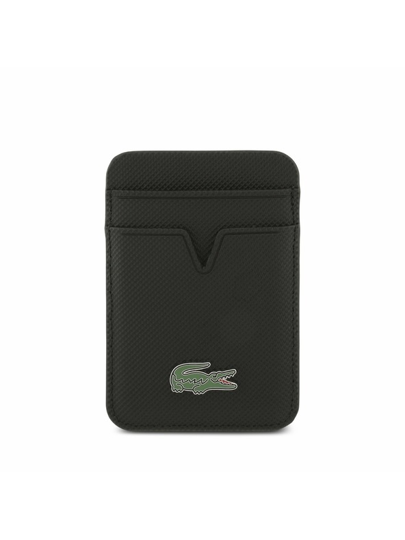 Lacoste Lacoste Iconic Petit Pique MagSafe Zadní Kryt + Peněženka pro iPhone 17 Black