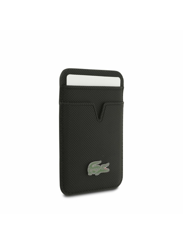 Lacoste Lacoste Iconic Petit Pique MagSafe Zadní Kryt + Peněženka pro iPhone 17 Black