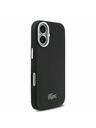 Lacoste Lacoste PVC Iconic Petit Pique Metal Logo MagSafe Zadní Kryt pro iPhone 17 Black