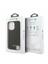 Lacoste Lacoste PU Leather Champs Elysees MagSafe Zadní Kryt pro iPhone 17 Black