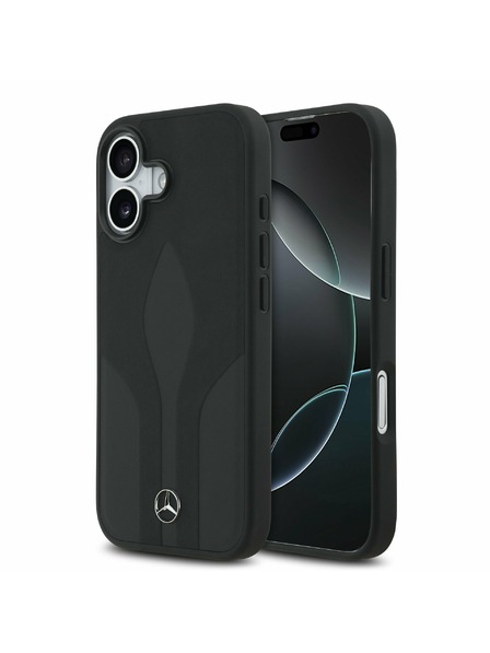 Mercedes Mercedes Leather The Move MagSafe Zadní Kryt pro iPhone 17 Black