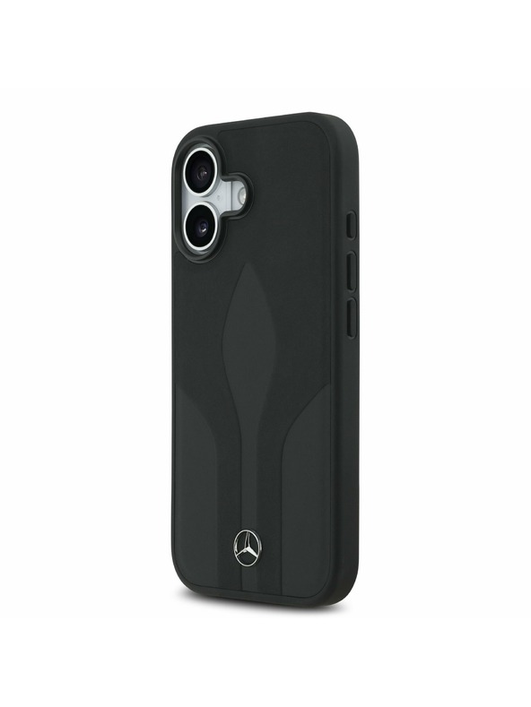 Mercedes Mercedes Leather The Move MagSafe Zadní Kryt pro iPhone 17 Black