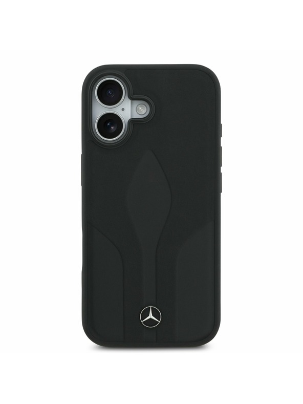 Mercedes Mercedes Leather The Move MagSafe Zadní Kryt pro iPhone 17 Black