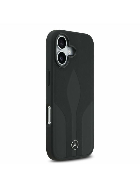 Mercedes Mercedes Leather The Move MagSafe Zadní Kryt pro iPhone 17 Black