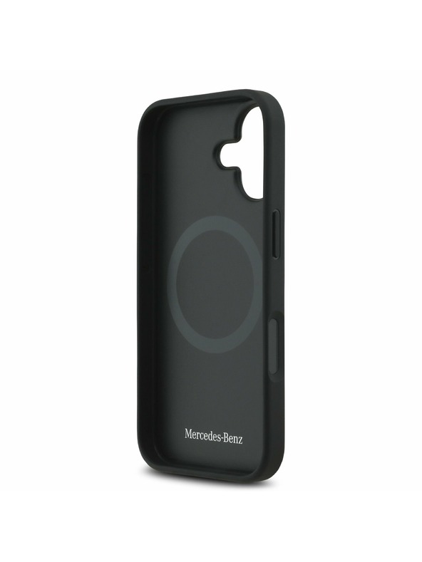 Mercedes Mercedes Leather The Move MagSafe Zadní Kryt pro iPhone 17 Black