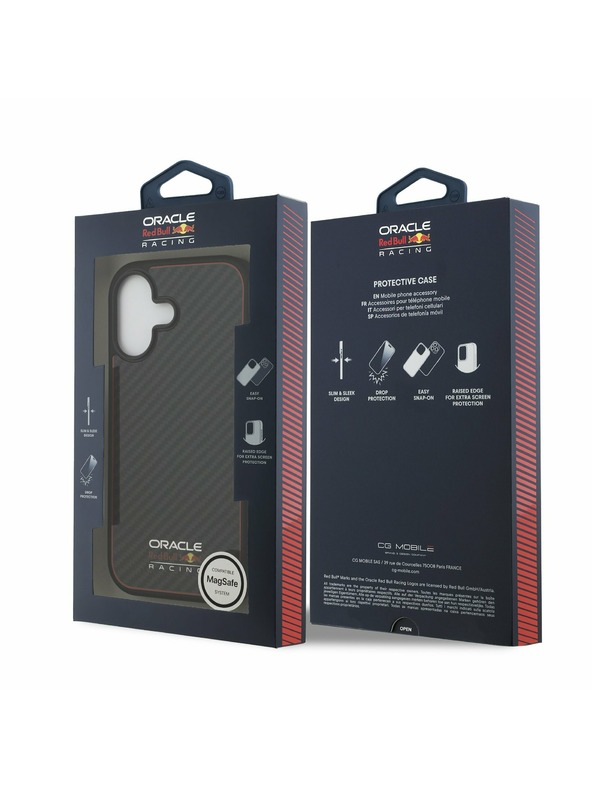 Red Bull Red Bull Kevlar MagSafe Zadní Kryt pro iPhone 17 Black