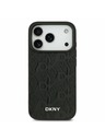 DKNY DKNY PU Leather Grid Pattern Magsafe Zadní Kryt pro iPhone 17 Pro Black